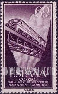FindYourStampsValue: Railroad bridge at Despeñaperros