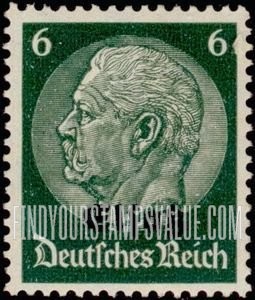 FindYourStampsValue: OCCUPATION - Stamps of Germany 1933-36: Overprinted in Black