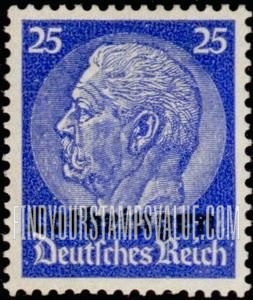 FindYourStampsValue: OCCUPATION - Stamps of Germany 1933-36: Overprinted in Black