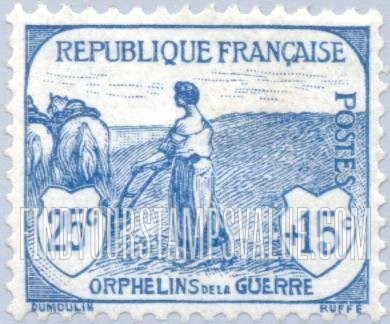 SEMI-POSTAL - Woman Plowing