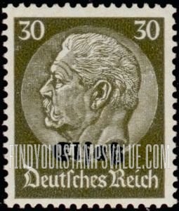 FindYourStampsValue: OCCUPATION - Stamps of Germany 1933-36: Overprinted in Black