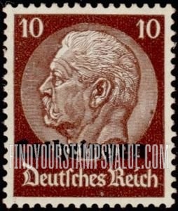 FindYourStampsValue: OCCUPATION - Stamps of Germany 1933-36: Overprinted in Black