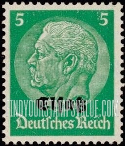 FindYourStampsValue: OCCUPATION - Stamps of Germany 1933-36: Overprinted in Black
