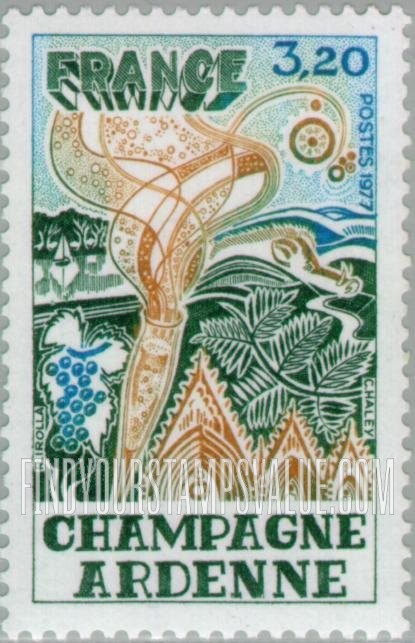 FindYourStampsValue: Regions of France: Champagne-Ardennes