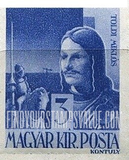 FindYourStampsValue: Portraits - Miklós Toldi