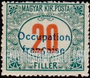 FindYourStampsValue: POSTAGE DUE STAMPS - Numeral Value: Overprinted “Occupation francaise”