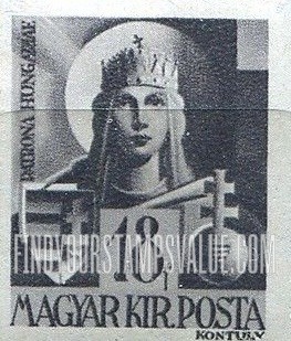 FindYourStampsValue: Portraits - Virgin Mary, Patroness of Hungary