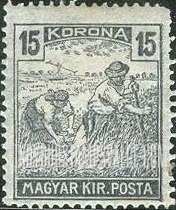FindYourStampsValue: Harvesting Wheat: Types of 1916-18 Issue