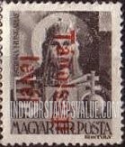 FindYourStampsValue: Portraits - Virgin Mary, Patroness of Hungary: Overprinted in Carmine