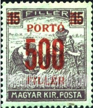 FindYourStampsValue: POSTAGE DUE STAMPS - Harvesting Wheat: Postage Issues Surcharged