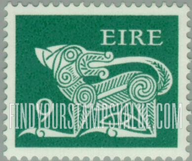 FindYourStampsValue: Dog from Ancient Brooch, County Kilkenny: Types of 1968
