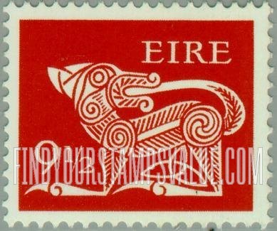 FindYourStampsValue: Dog from Ancient Brooch, County Kilkenny: Types of 1968