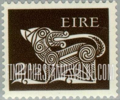 FindYourStampsValue: Dog from Ancient Brooch, County Kilkenny: Types of 1968-69