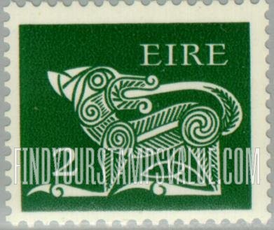 FindYourStampsValue: Dog from Ancient Brooch, County Kilkenny: Types of 1968-69
