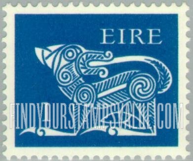 FindYourStampsValue: Dog from Ancient Brooch, County Kilkenny: Types of 1968-69