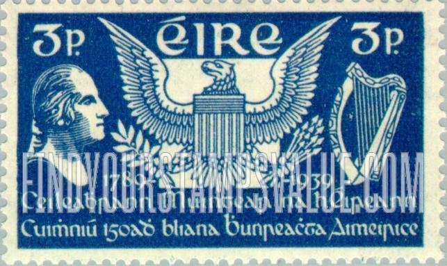 Washington, US Eagle and Harp