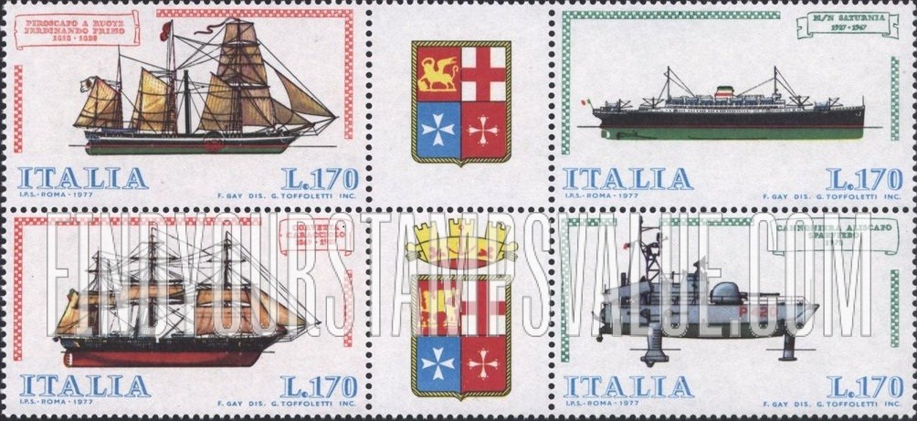 FindYourStampsValue: Italian Ships