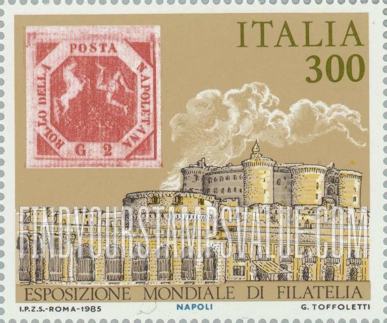 FindYourStampsValue: Two Sicilies #3, Naples