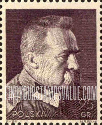 FindYourStampsValue: Marshal Pilsudski