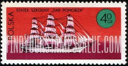 Polish Ships: School Sailing Ship Dar Pomorza