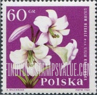 FindYourStampsValue: Garden Flowers: Royal lily