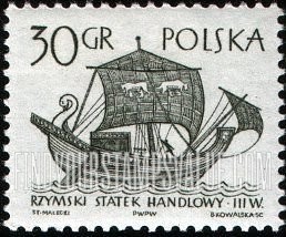 FindYourStampsValue: Ship Type of 1963: 3rd century merchantman