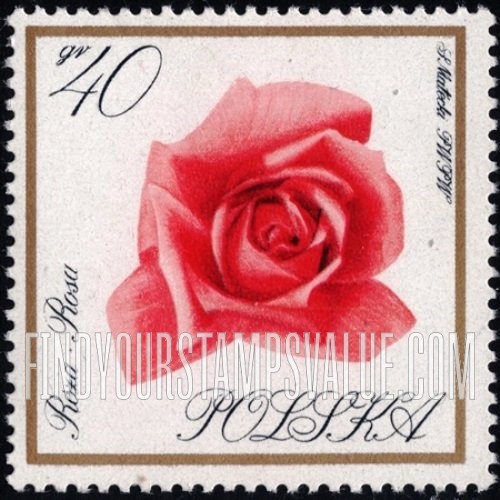 FindYourStampsValue: Flowers: Rose