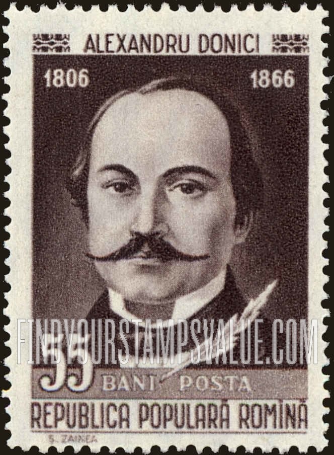 Alexandru Donici: Romanian Writers Type of 1958