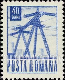 FindYourStampsValue: Power lines, vertical: Type of Regular Issue