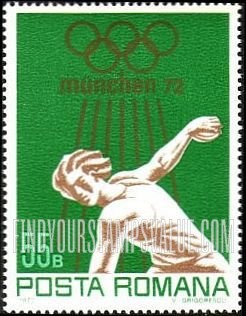 FindYourStampsValue: Olympic Rings and Discus