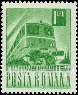 FindYourStampsValue: Diesel Locomotive