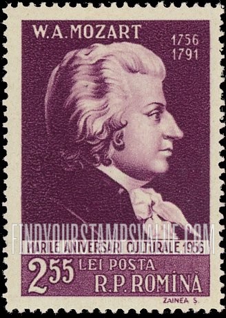 FindYourStampsValue: Portraits: Mozart
