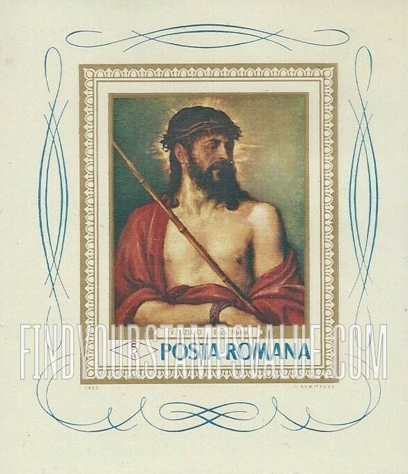 FindYourStampsValue: Paintings: Ecce Homo, by Titian