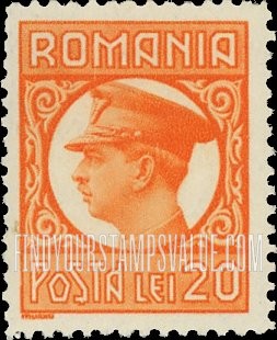 FindYourStampsValue: King Carol II: Carol II Types of 1930-31