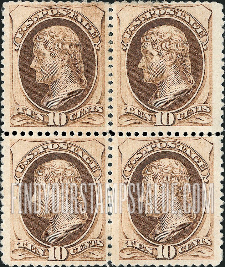 FindYourStampsValue: THOMAS JEFFERSON