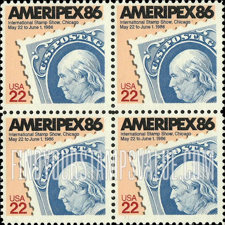 FindYourStampsValue: AMERIPEX'86