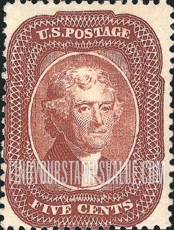 FindYourStampsValue: THOMAS JEFFERSON