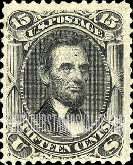 FindYourStampsValue: ABRAHAM LINCOLN - F Grill