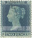 FindYourStampsValue: Great Britain (United Kingdom): Queen Victoria - Two Pence Blue