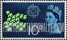 FindYourStampsValue: Great Britain (United Kingdom): C.E.P.T. Conference - Nineteen Doves Flying as One