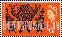 FindYourStampsValue: Great Britain (United Kingdom): 1st Commonwealth Arts Festival - Trinidad Folk Dancers, Shrove Monday Carnival