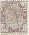 FindYourStampsValue: Great Britain (United Kingdom): Queen Victoria - One Penny Lilac