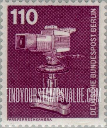 FindYourStampsValue: BERLIN - Industry Type of Germany: TV camera