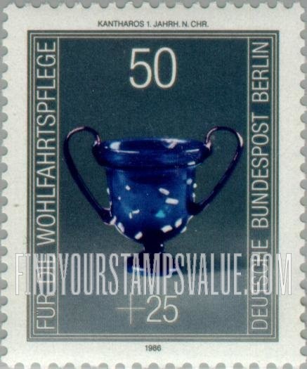 OCCUPATION SEMI-POSTAL - Glassware Type of 1986: Cantharus, 1st centennial