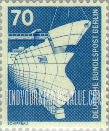 FindYourStampsValue: BERLIN - Industry Type of Germany: Shipbuilding