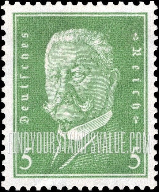 President Paul von Hindenburg