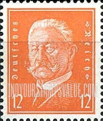 President Paul von Hindenburg