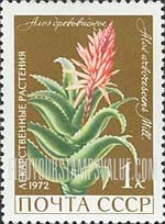 FindYourStampsValue: Russia: USSR, Medicinal Plants - Aloe