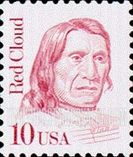 FindYourStampsValue: RED CLOUD - Great Americans