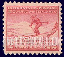 FindYourStampsValue: OLYMPIC WINTER GAMES - Skier